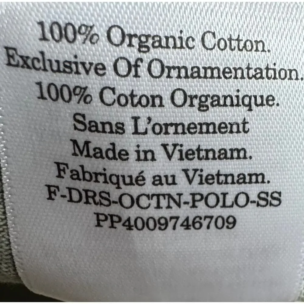 Everlane Organic Cotton Polo Dress XS Green White Collar Mini. - Picture 7 of 8